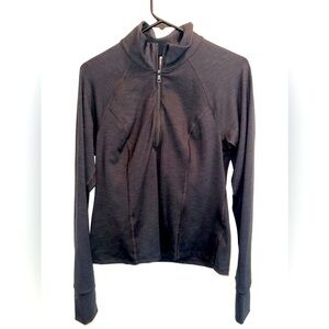 Beyond Yoga- Heather Rib Take A Hike Zip Pullover